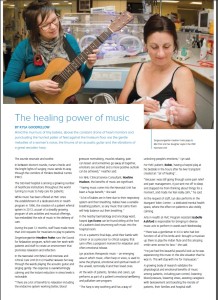 Heather Frahn therapeutic sound and music Arts in Health at FMC